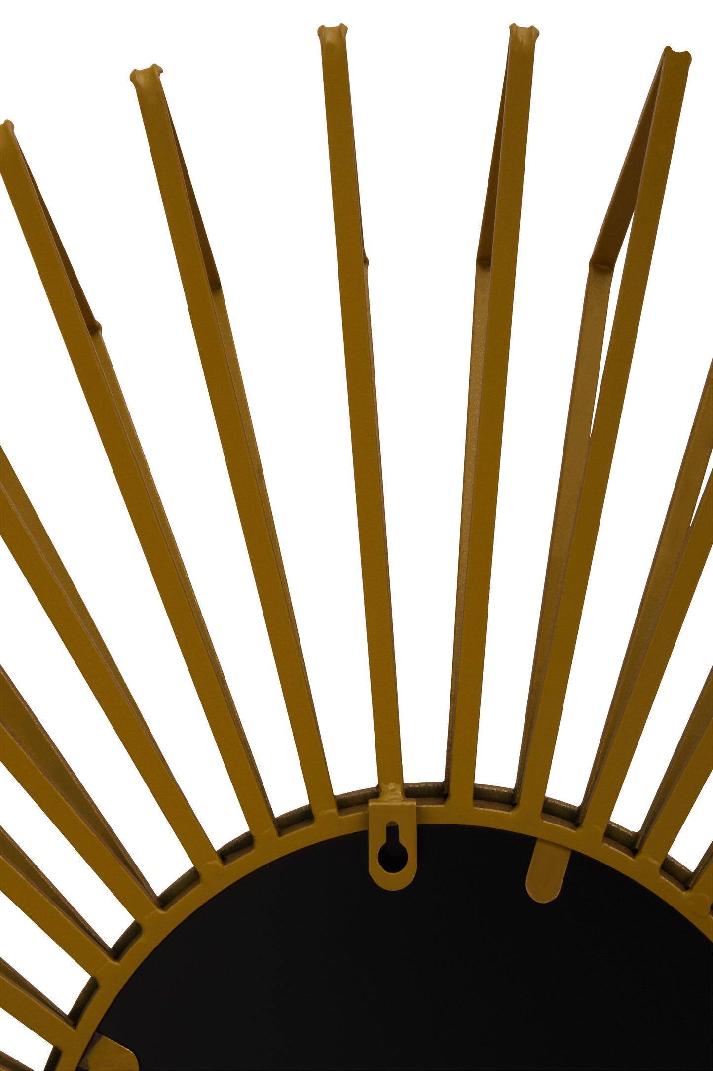 Gold Sunburst Metal Wall Mirror