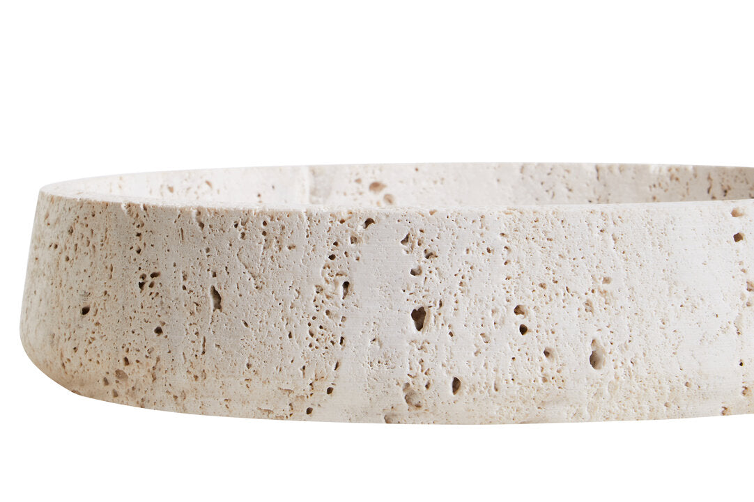 Tibor Travertine Bowl - Macro