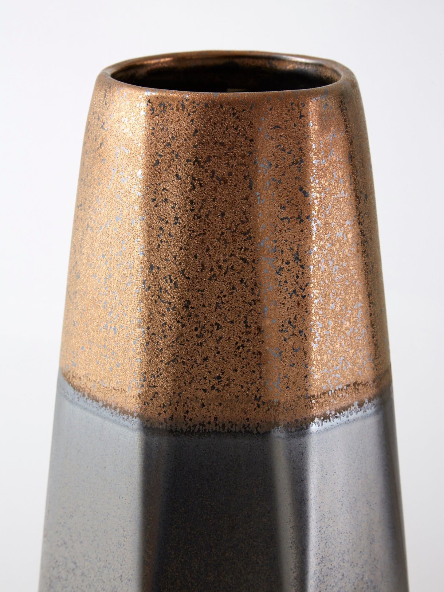 Jet Metallic Vase