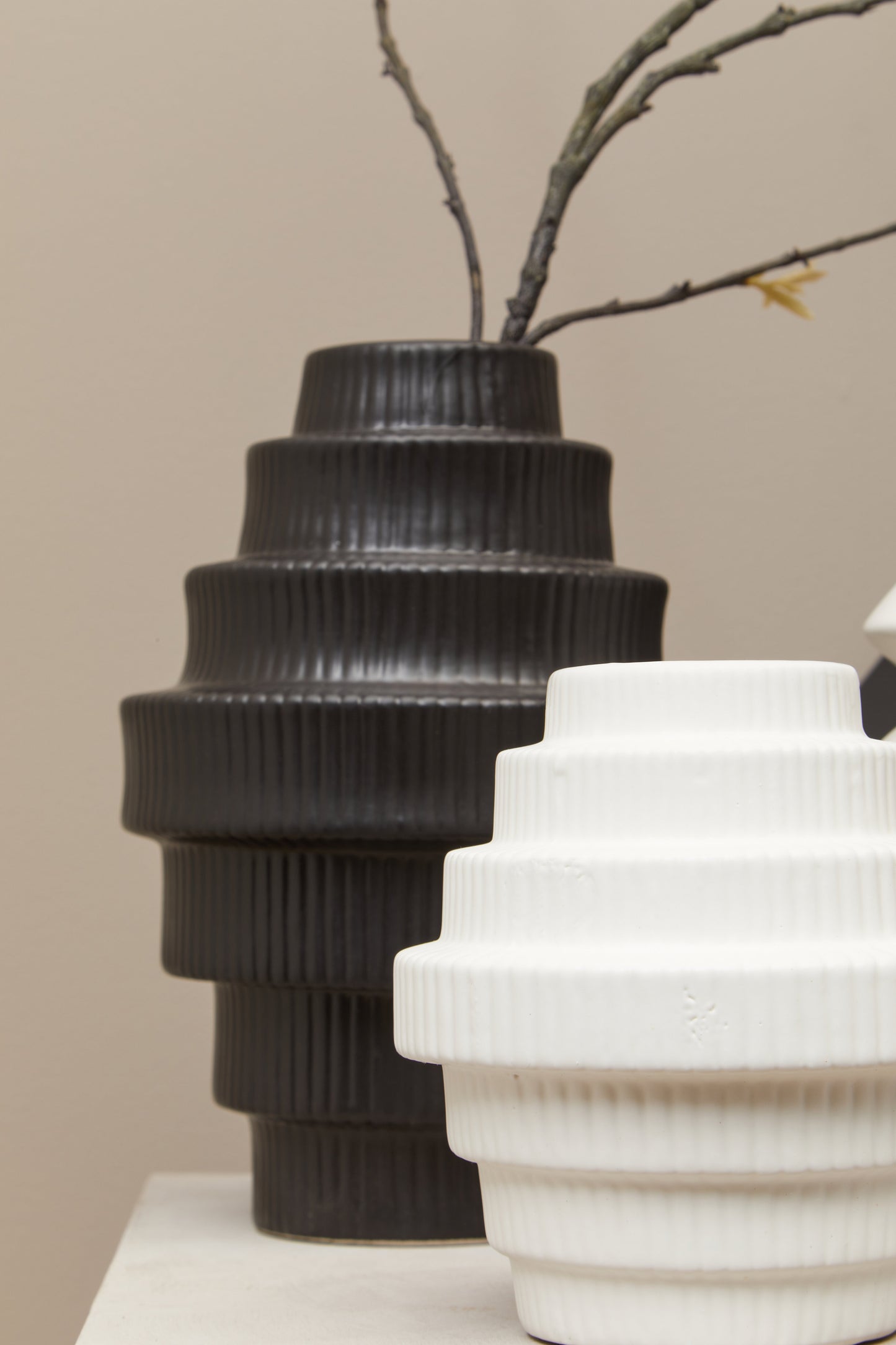 Fabia White Vase