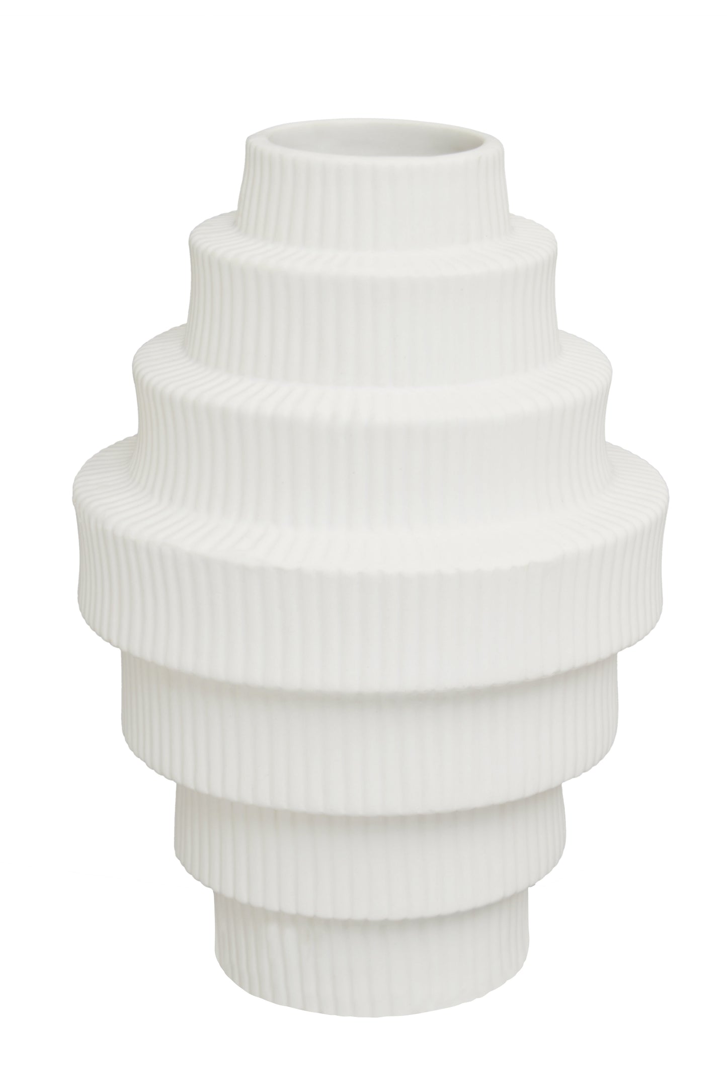 Fabia White Vase
