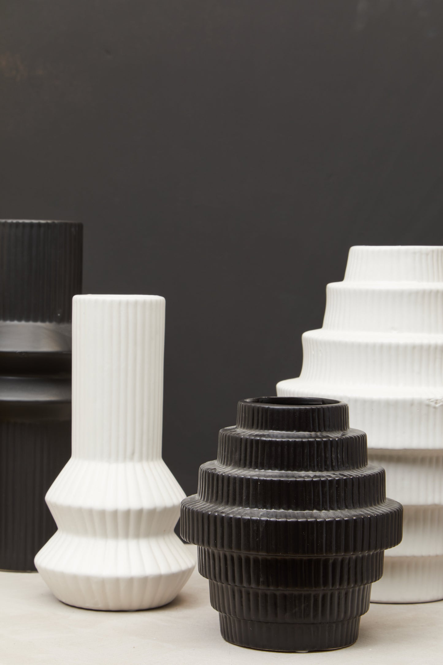 Fabia White Vase
