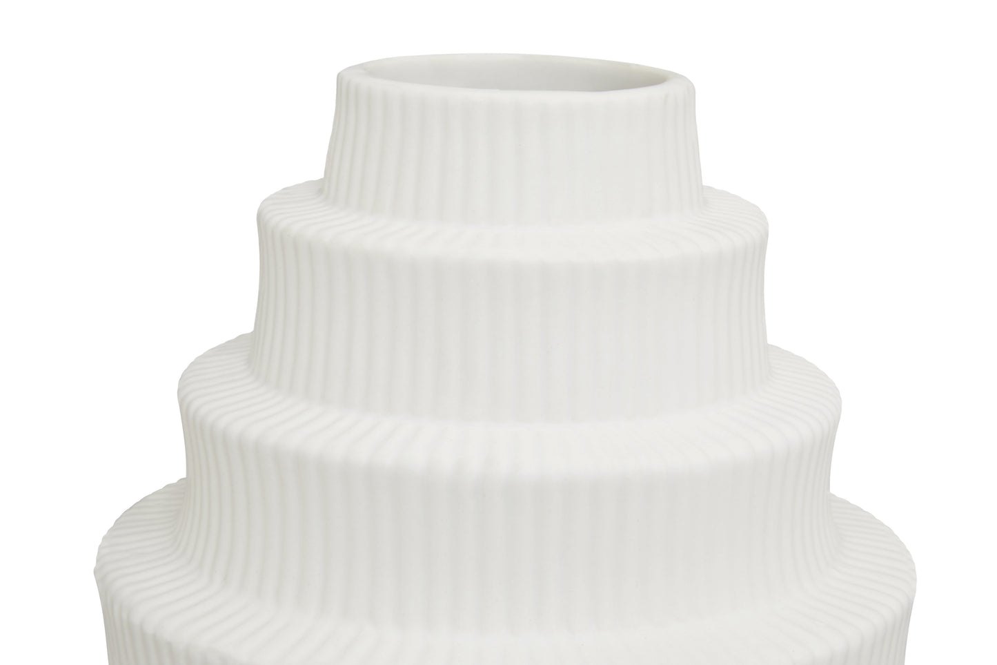 Fabia White Vase