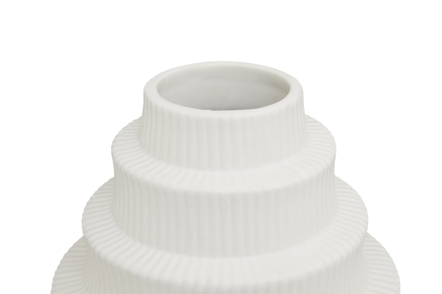 Fabia White Vase