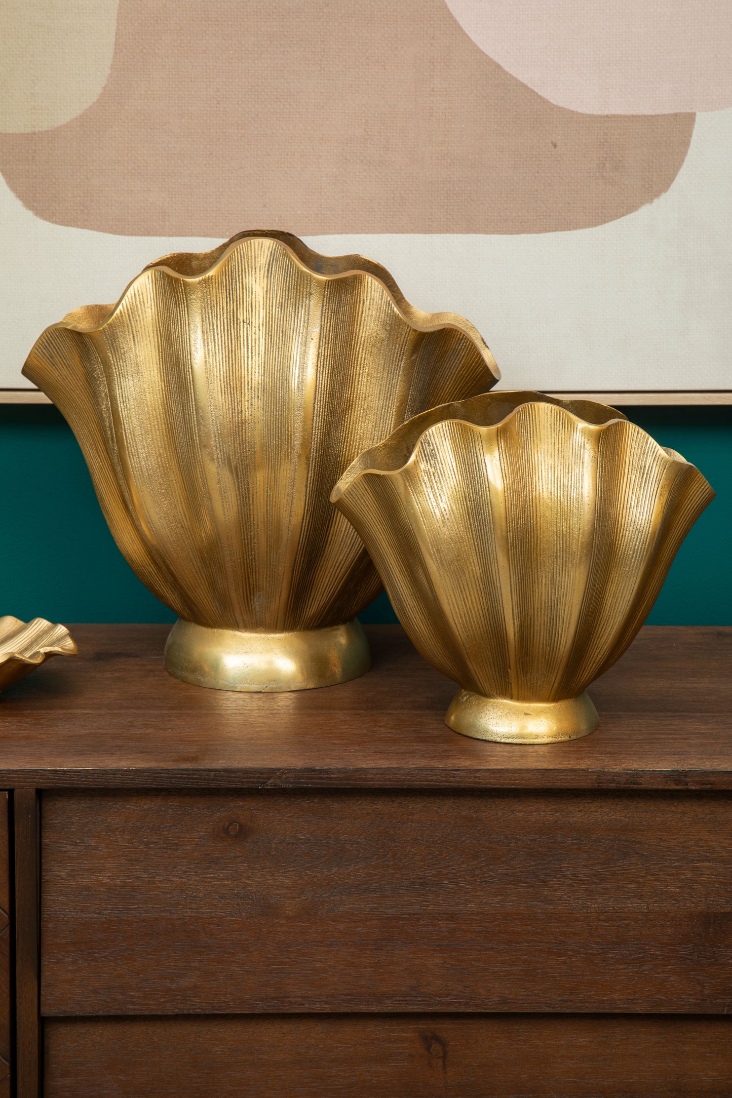 Estrella Large Fluted Vase