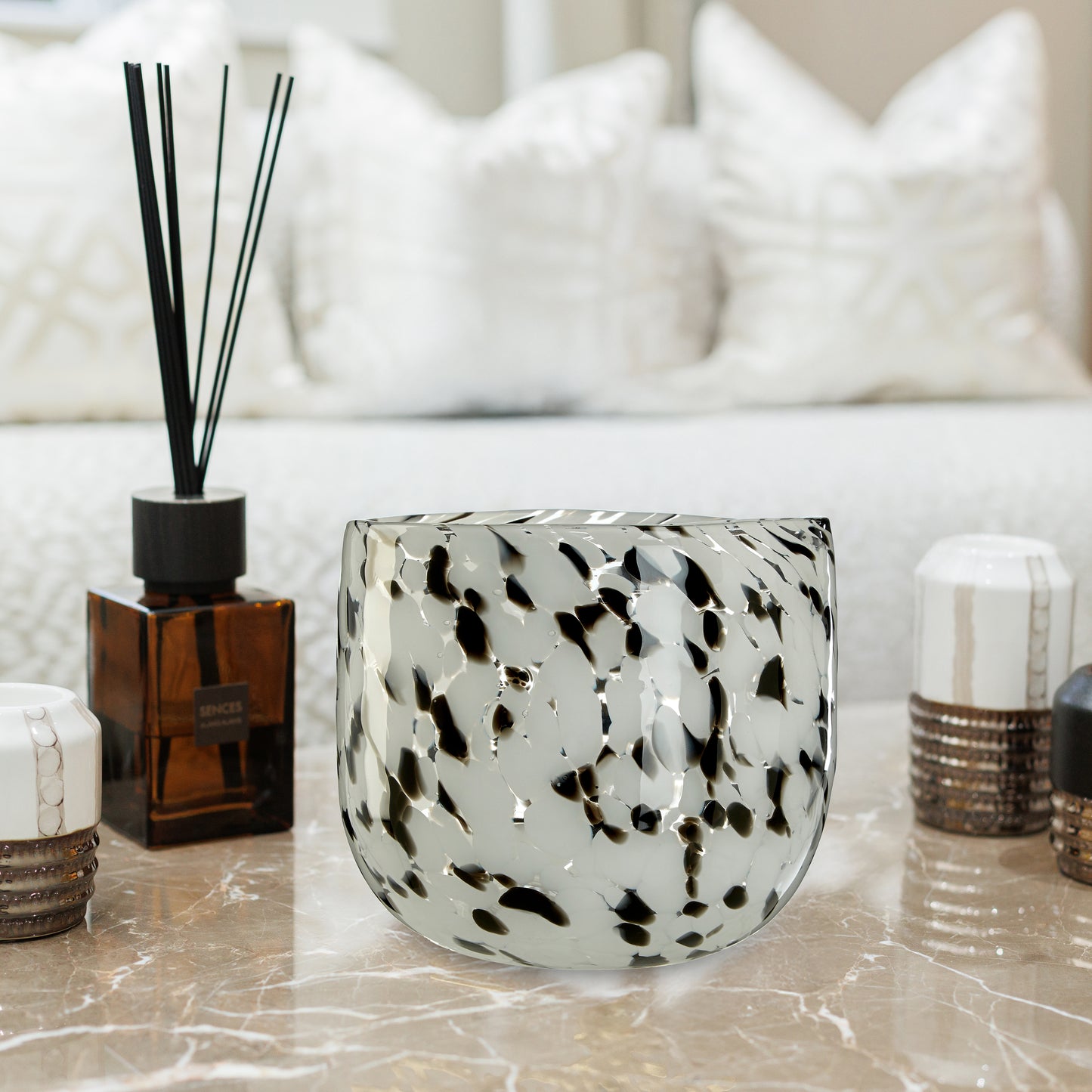 Carra Speckled Grey Planter