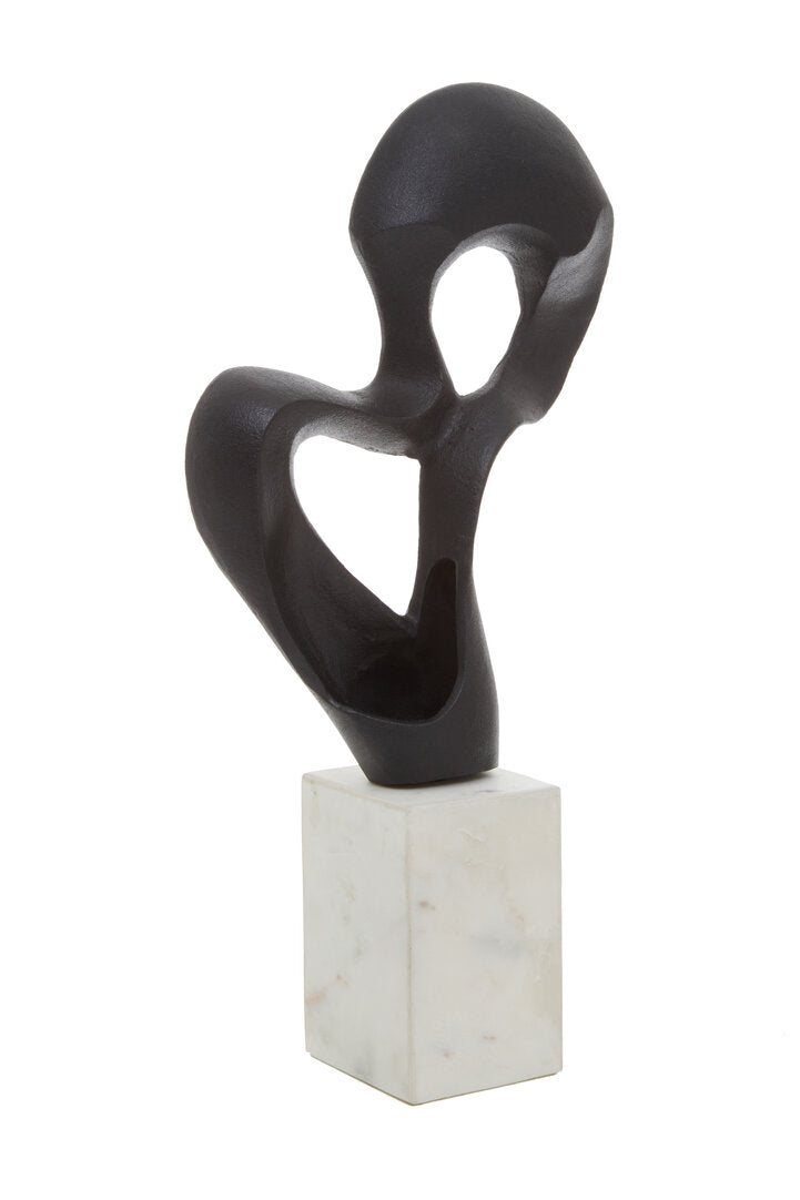 Mirano Black Finish Knot Sculpture - Additional