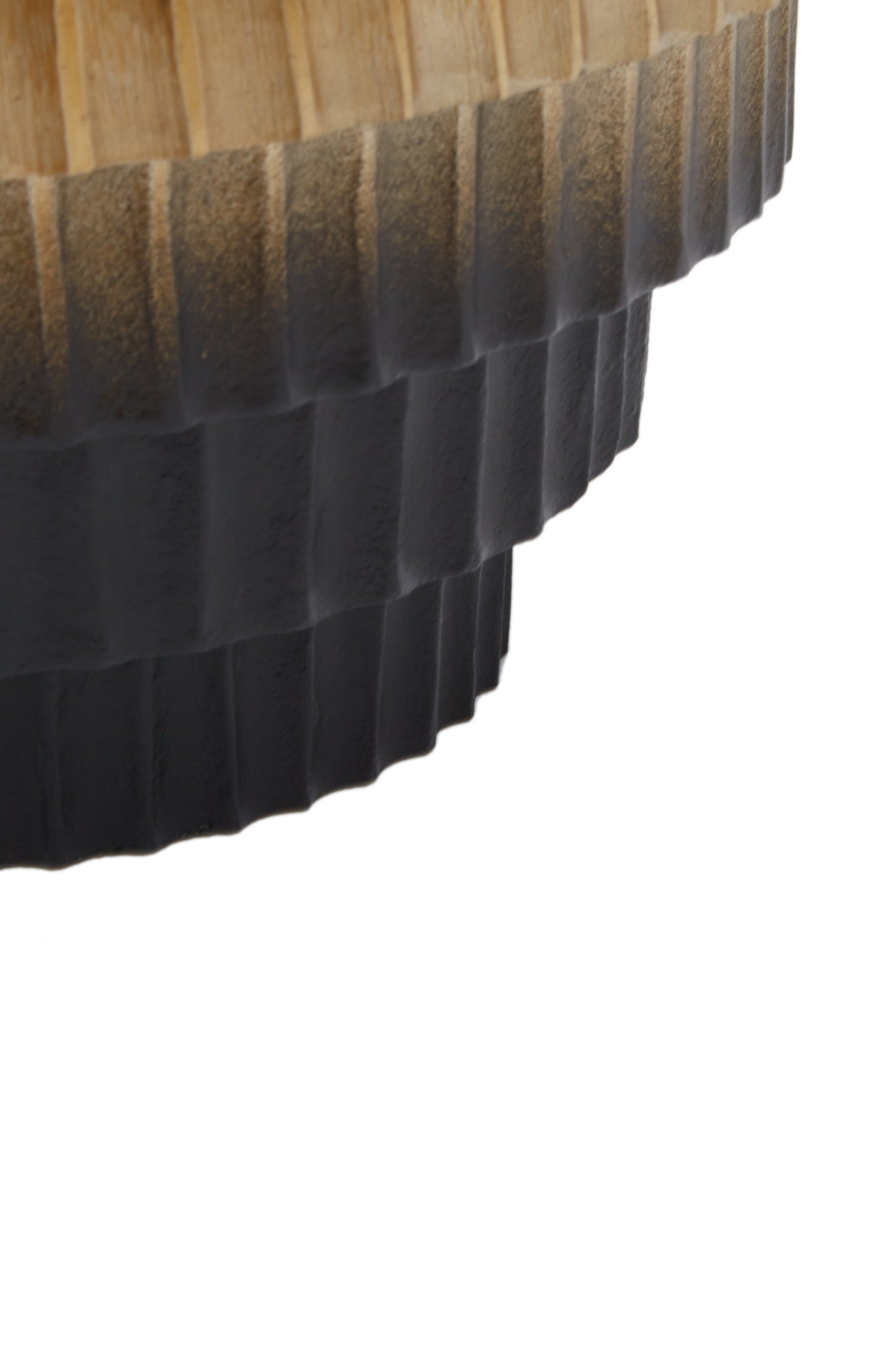 Deomali Ombre Gold And Black Vase
