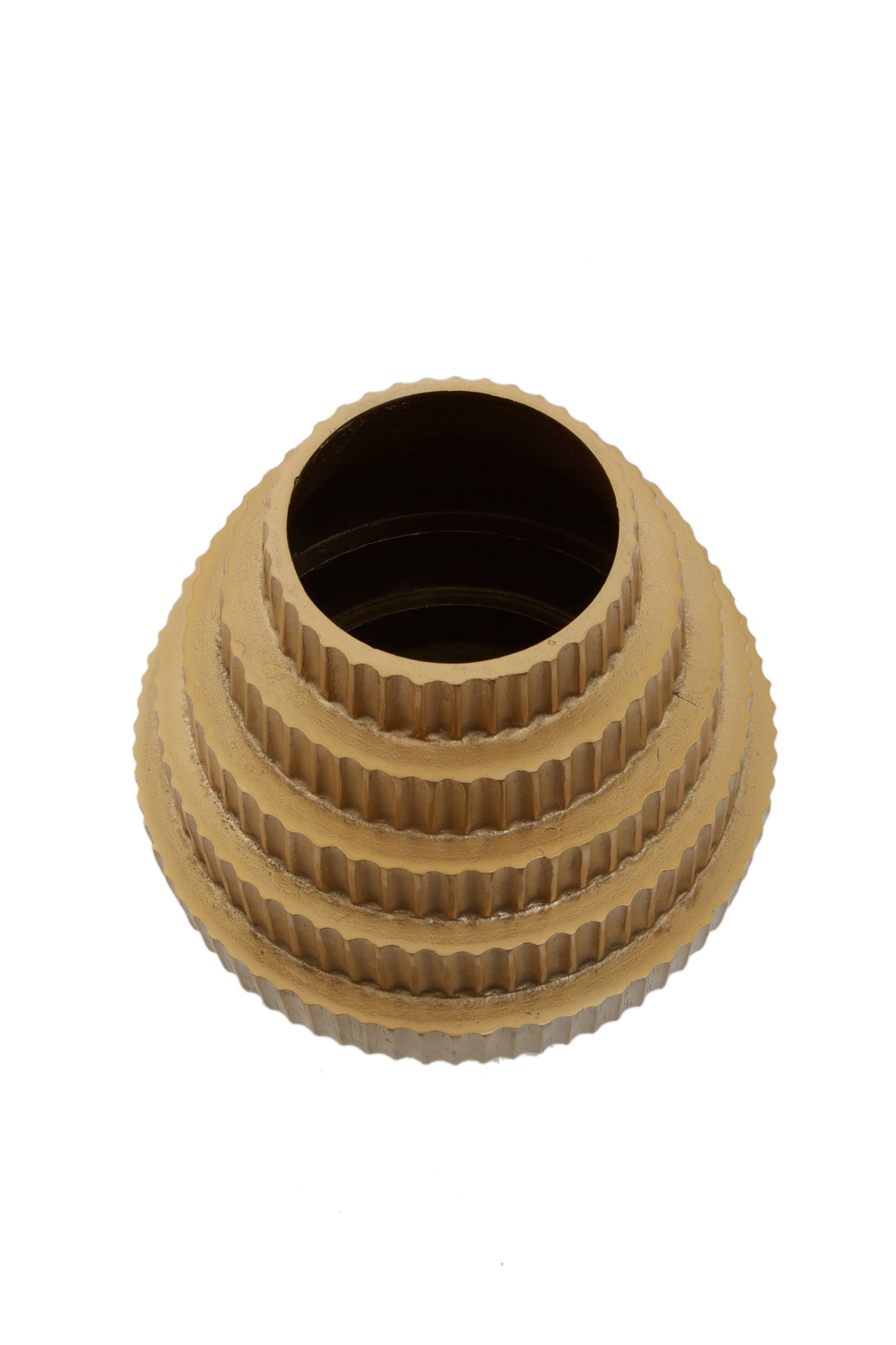 Deomali Ombre Gold And Black Vase