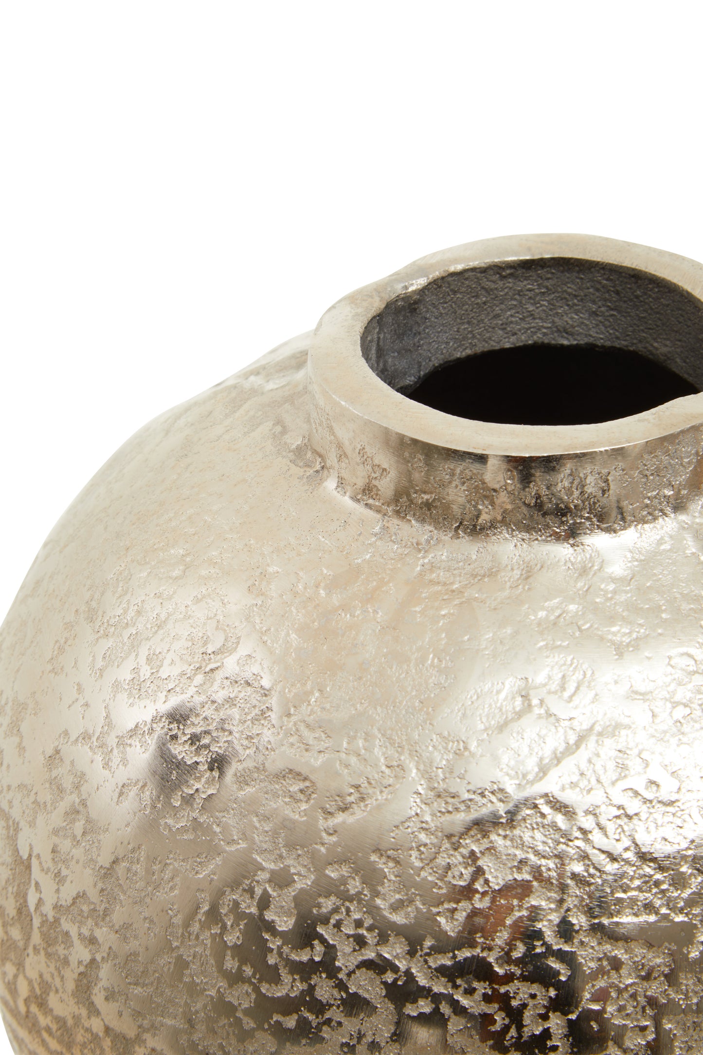 Dion Ombre Silver and Gold Finish Vase