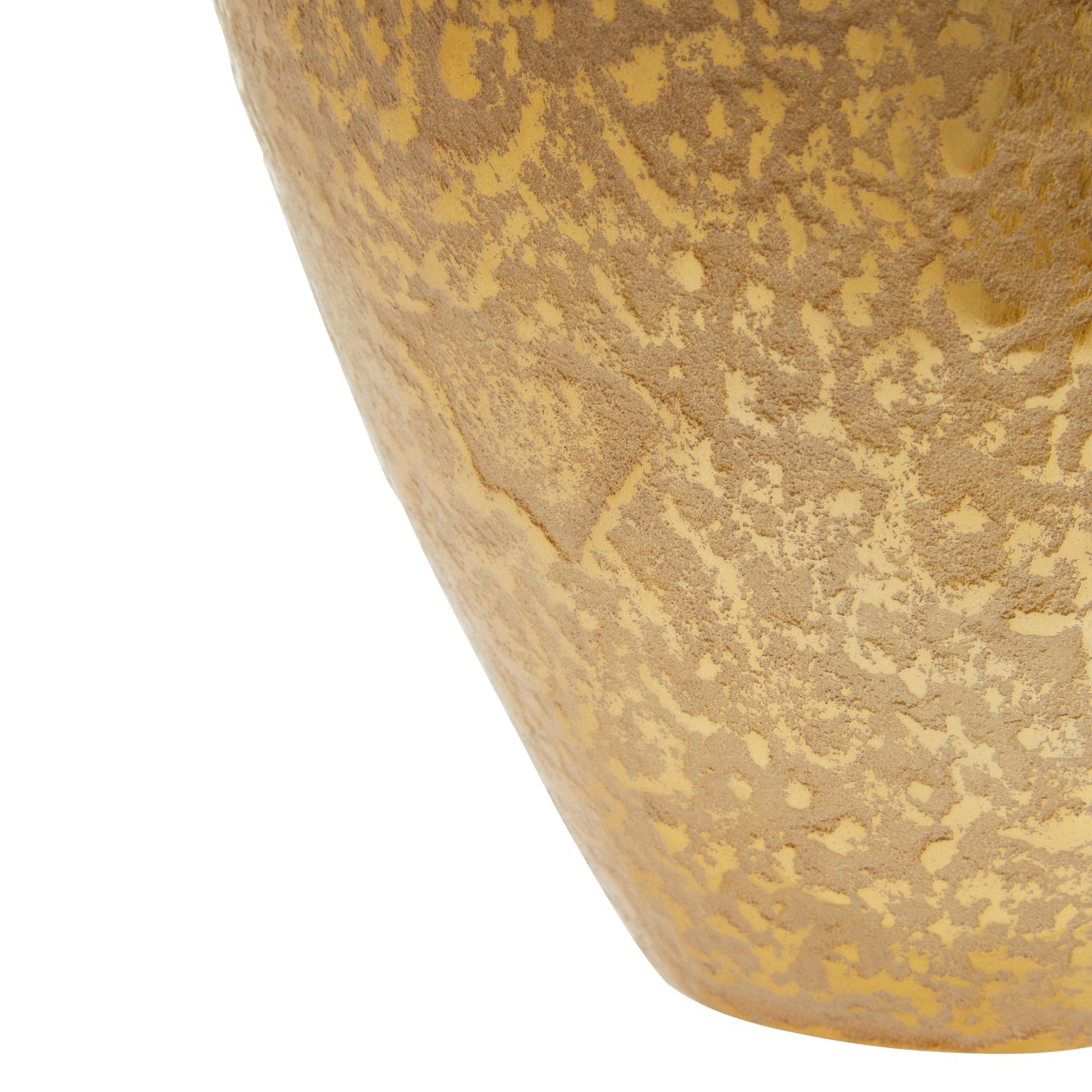 Dion Ombre Silver and Gold Finish Vase