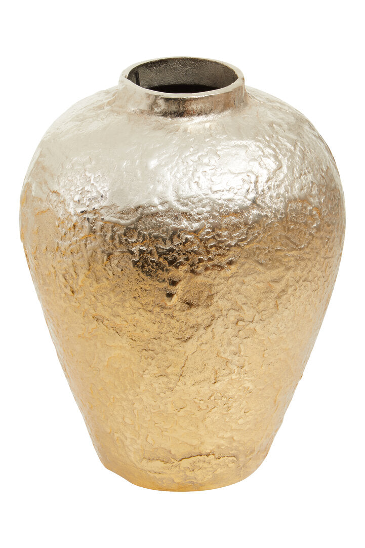 Dion Large Ombre Silver and Gold Finish Vase - Additional