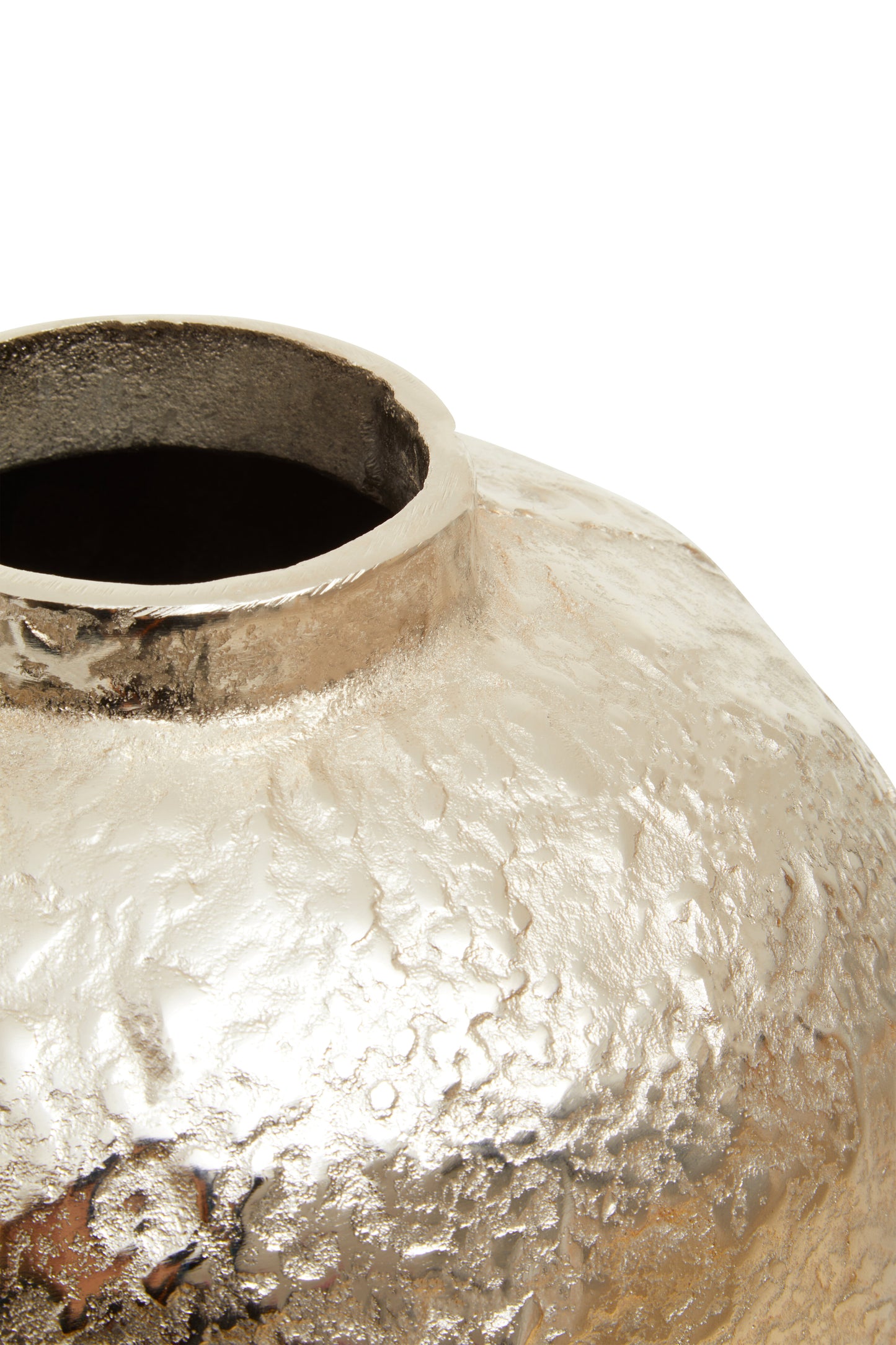 Dion Ombre Silver and Gold Finish Vase