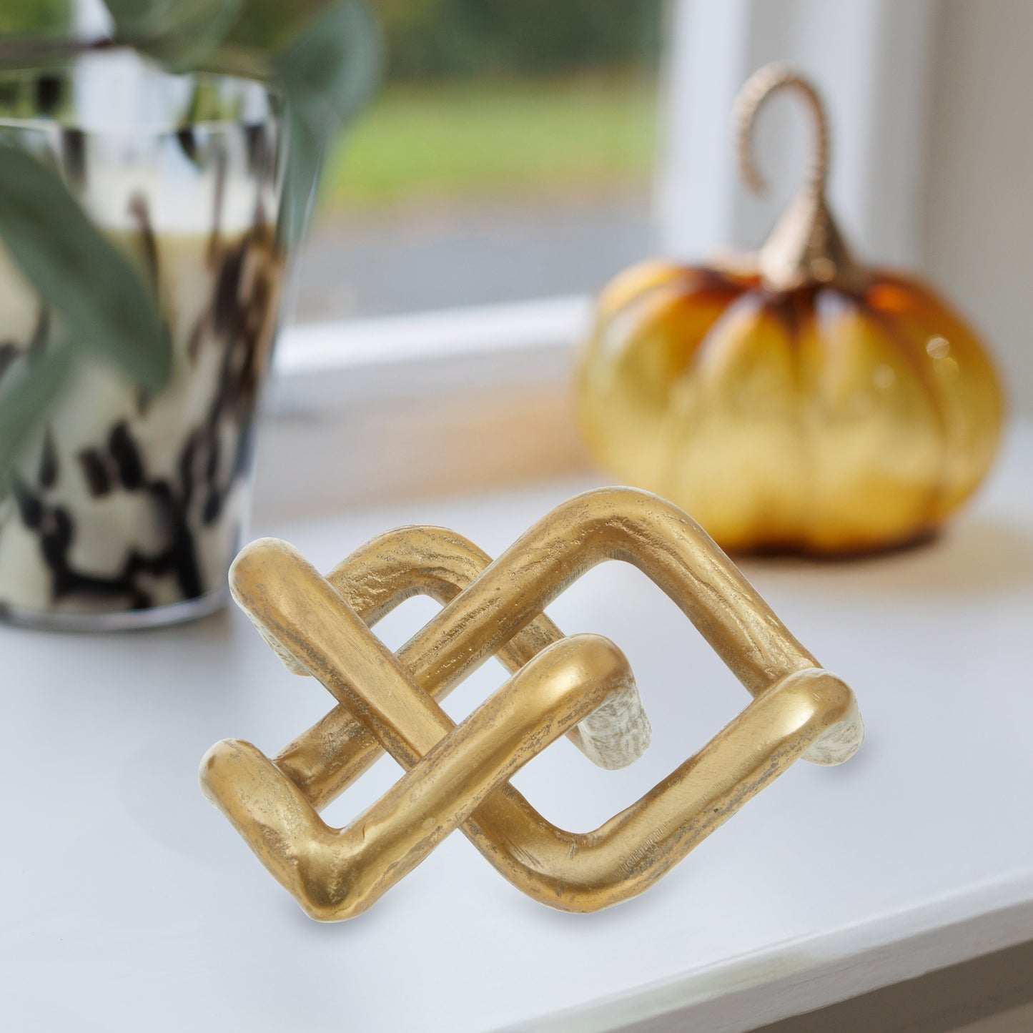 Bosie Kensington Townhouse Rough Gold Sculpture