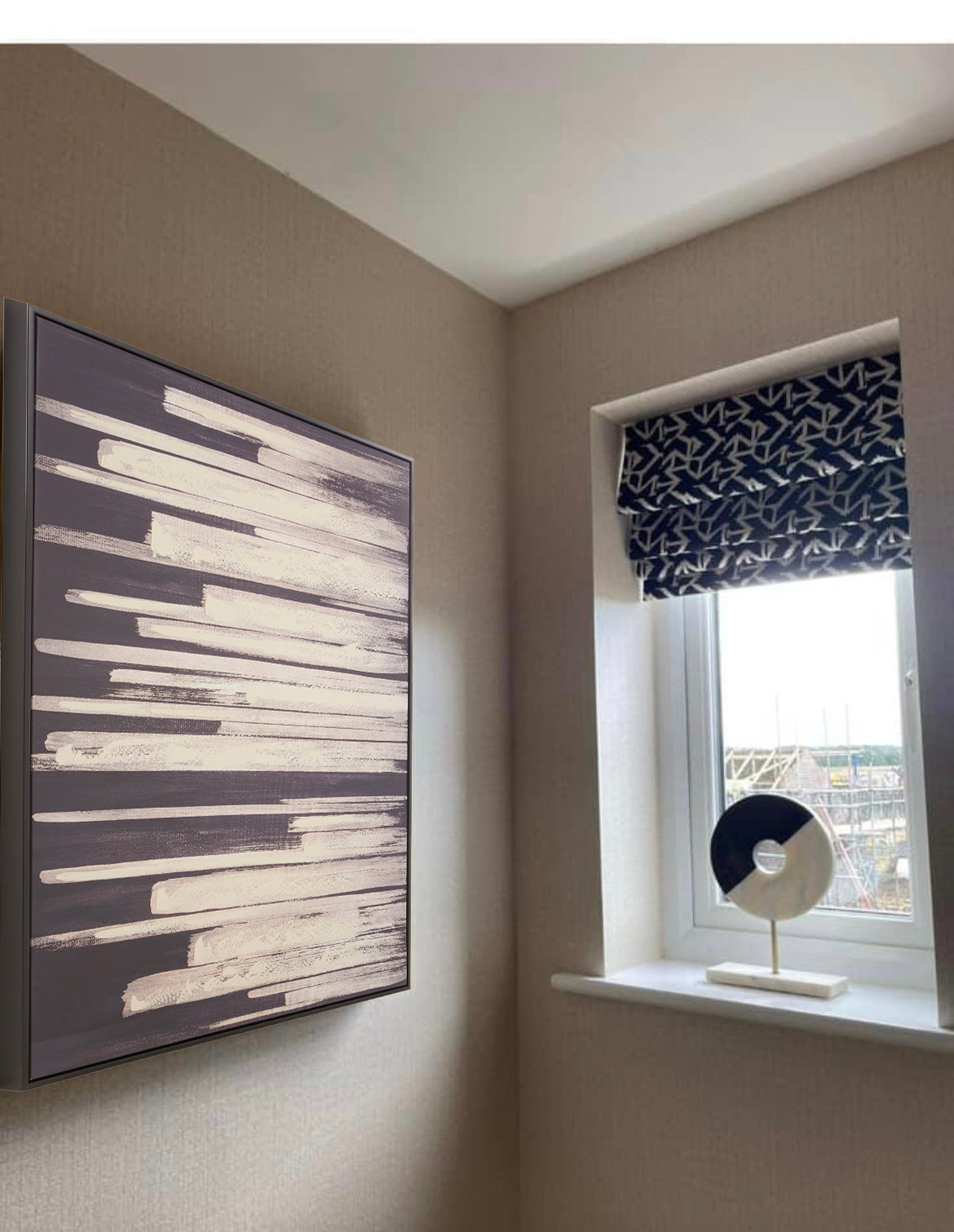 Astratto Canvas Black Wall Art
