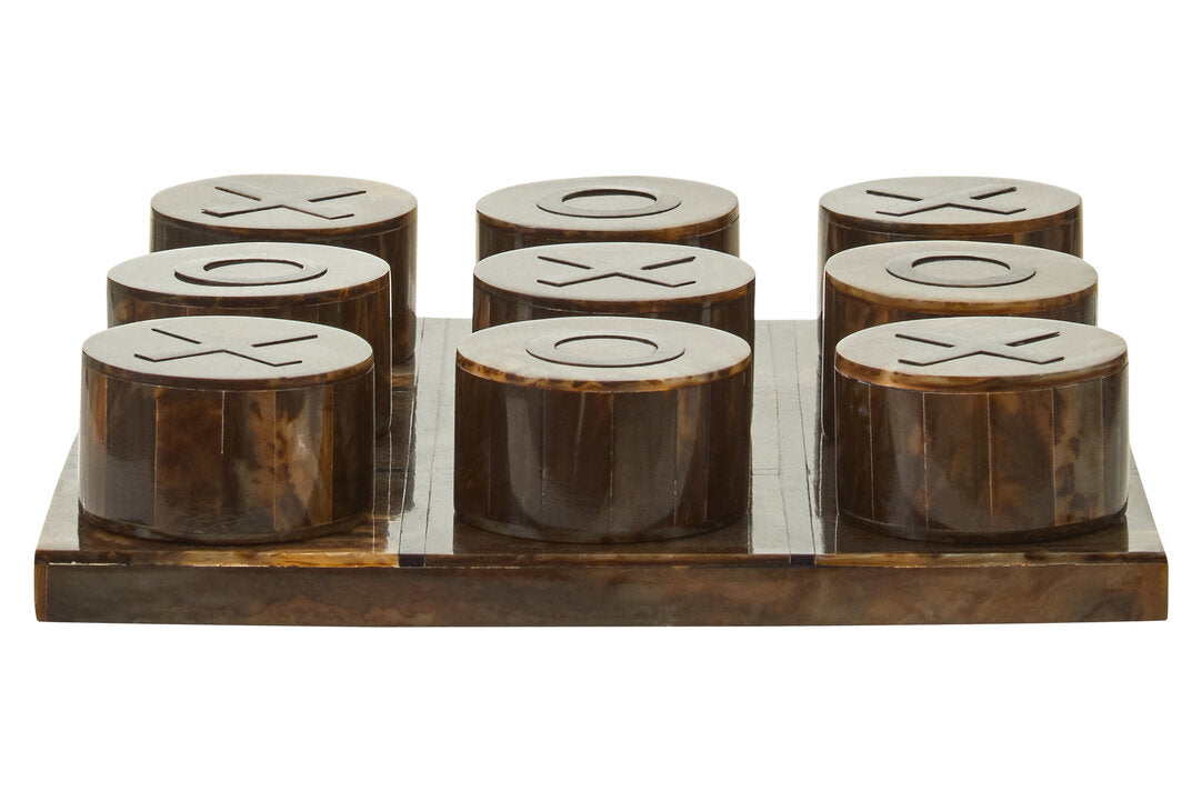 Churchill Games Brown and Black Finish Noughts And Crosses - Main