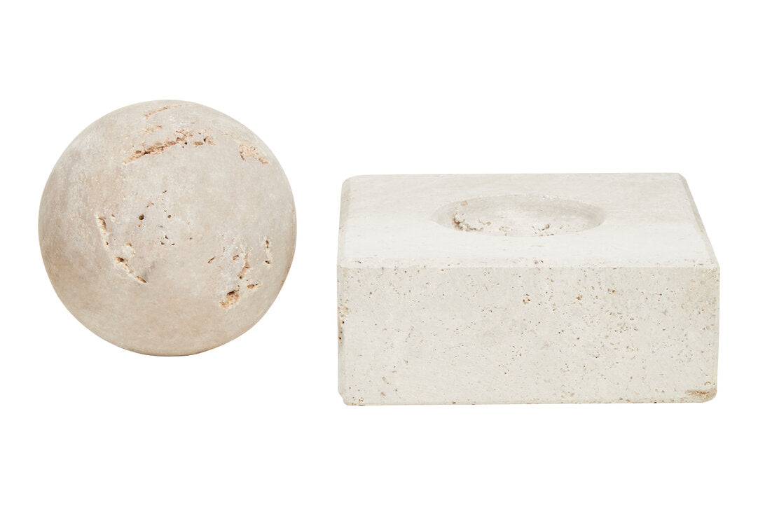 Tibor Travertine Sculpture - Additional