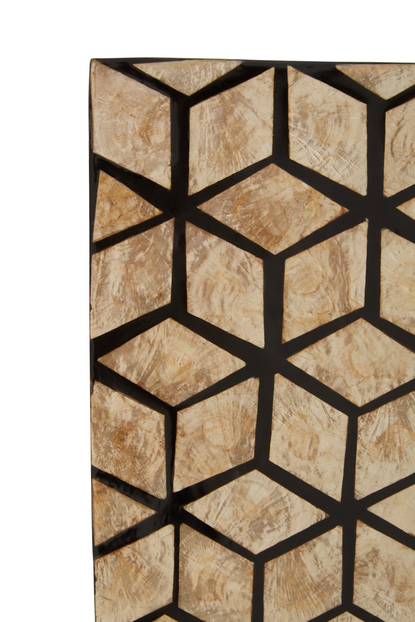 Palu Black And Gold cm Cube Wall Mirror