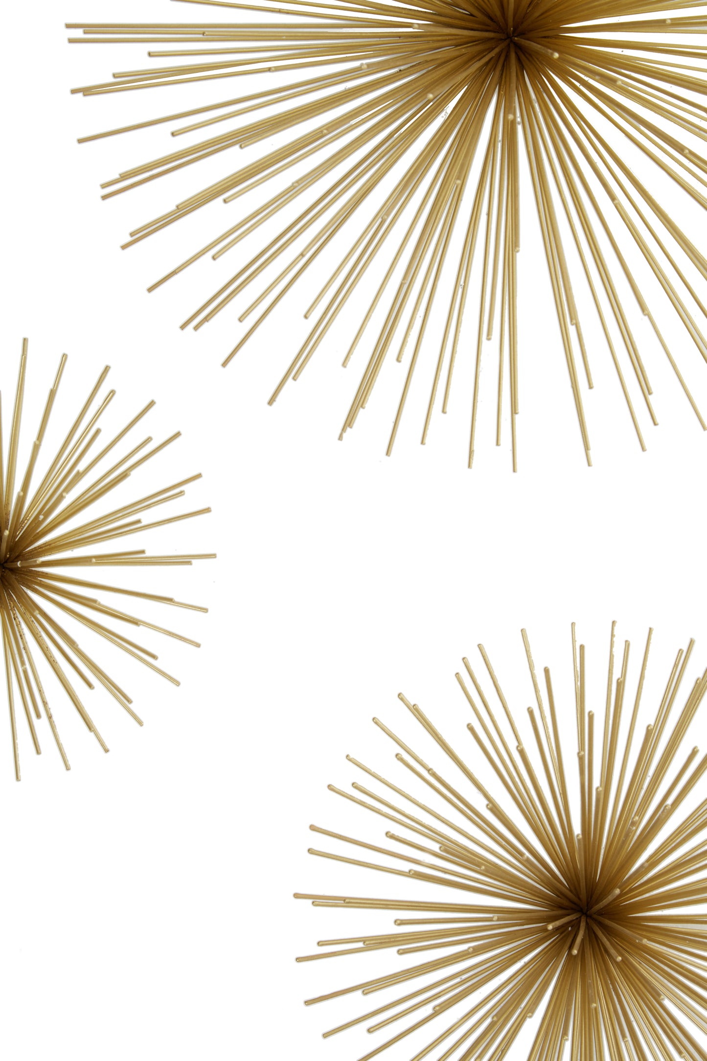 Mirano Set Of 3 Gold Finish Wall Decor