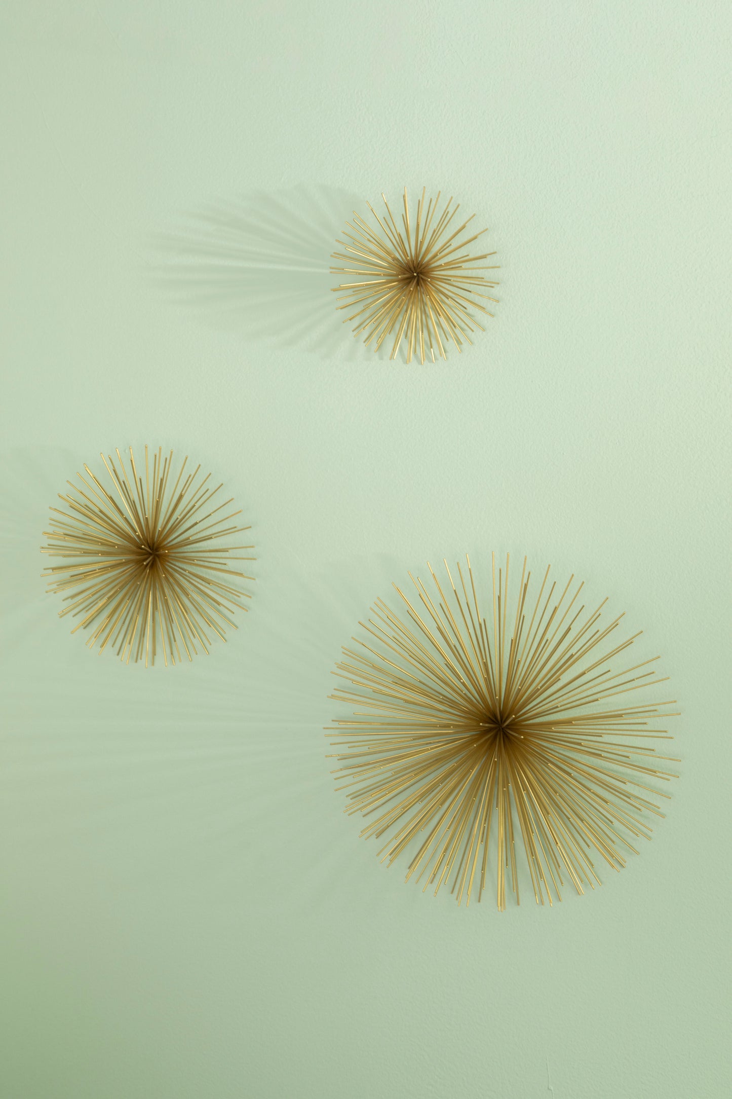 Mirano Set Of 3 Gold Finish Wall Decor