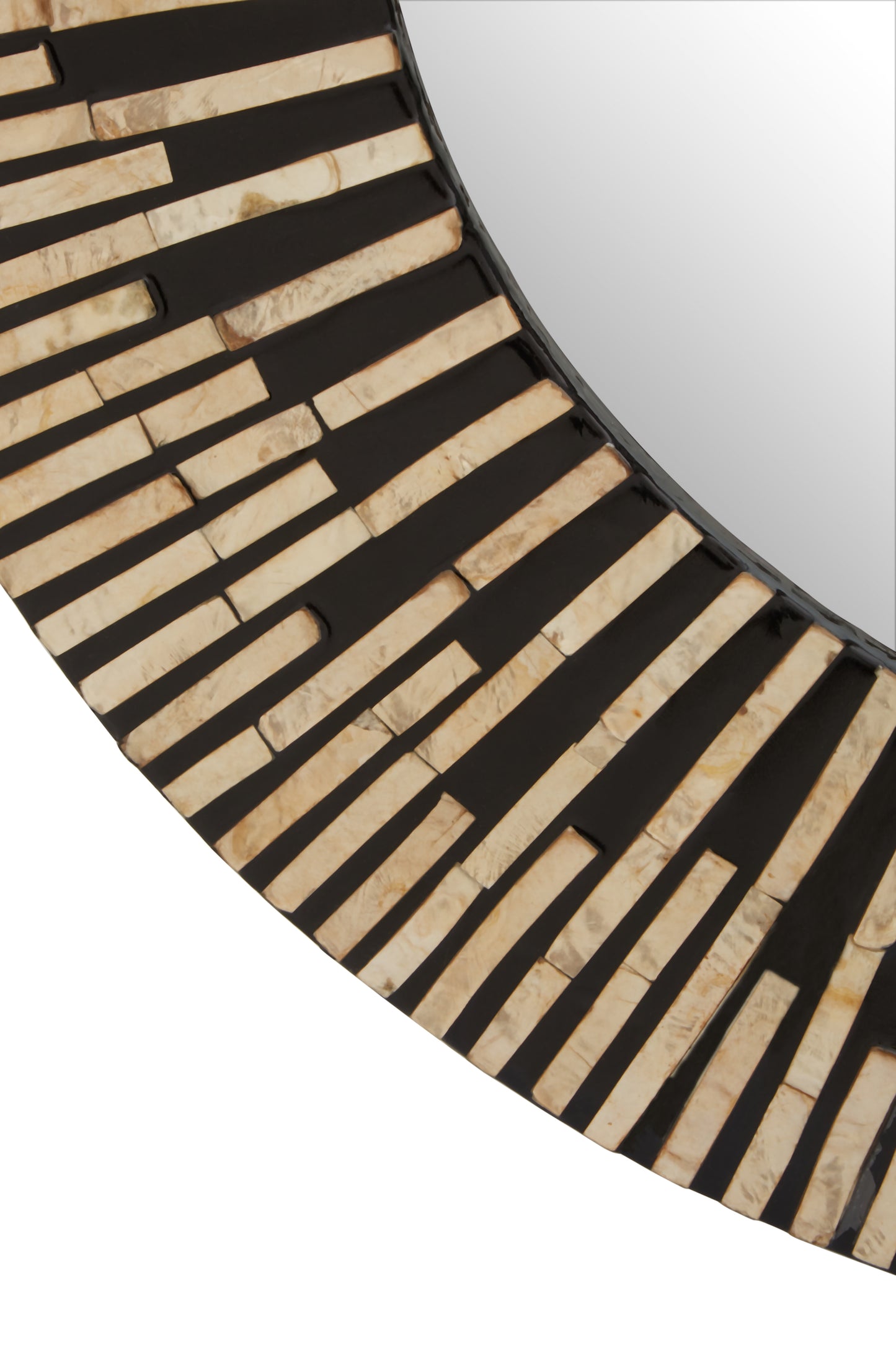 Palu Arise Black And Gold Wall Mirror