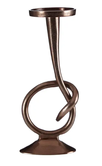 Townhouse Twist Bronze Candle Holder