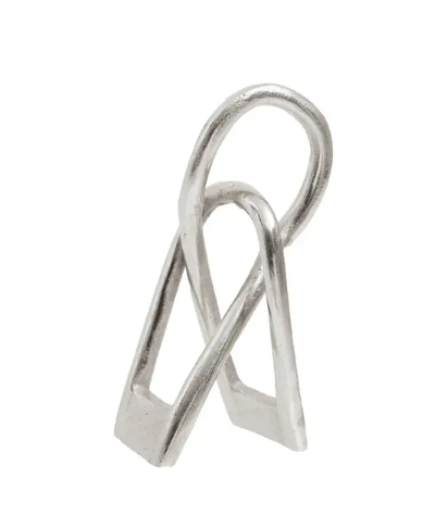 Prato Nickel Finish Sculpture
