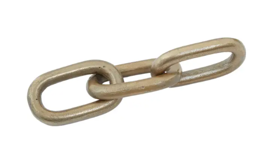 Small Gold Aluminium Chain Sculpture