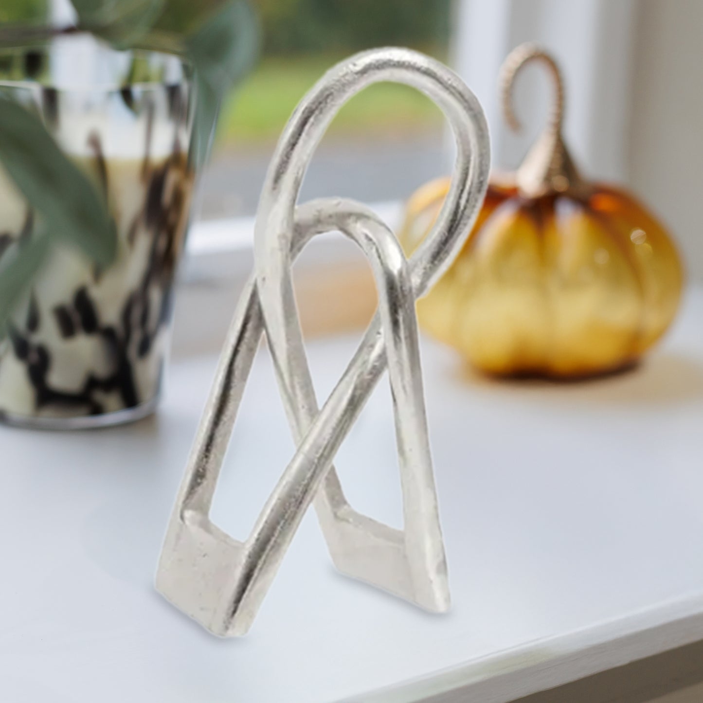 Prato Nickel Finish Sculpture