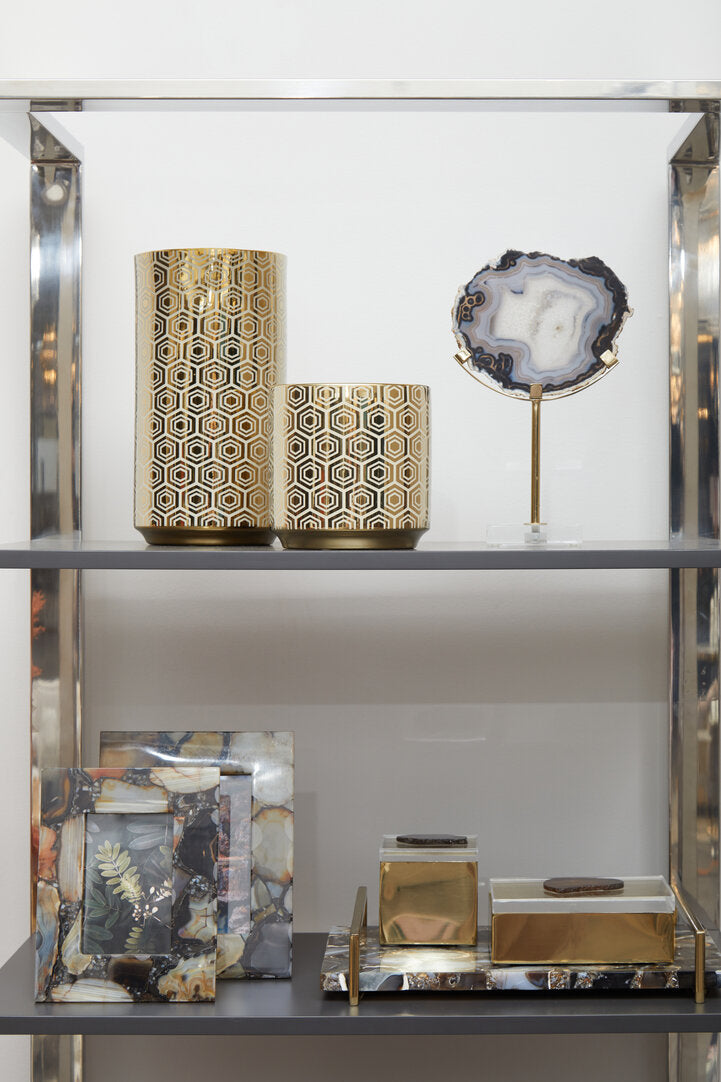 Bowerbird Black Agate Small Tray - Lifestyle