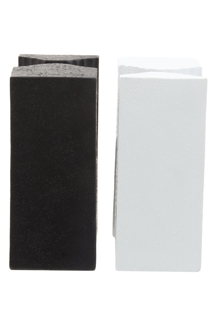 Broc Set Of Two Black And White Bookends - Additional
