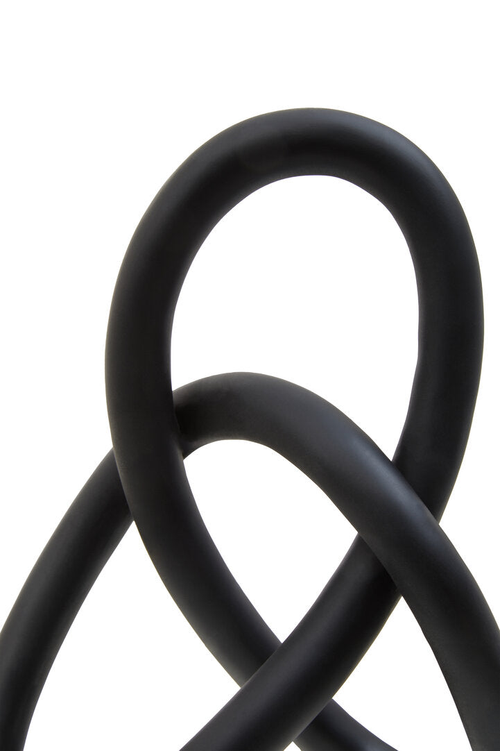 Broc Black Knot Sculpture - Macro 