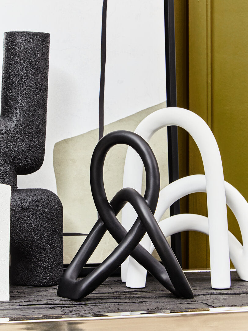 Broc White Arched Sculpture - Lifestyle