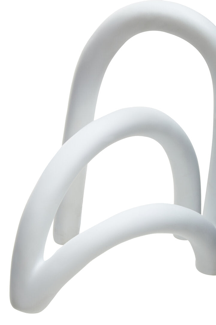 Broc White Arched Sculpture - Macro 