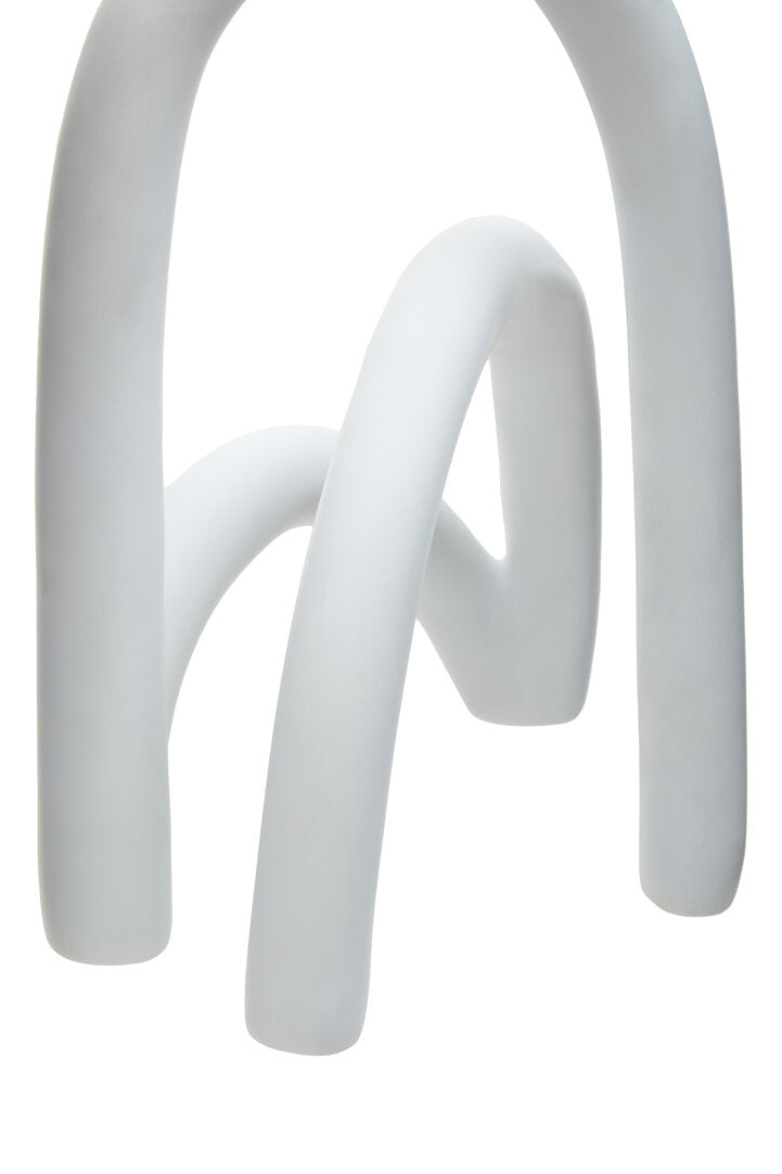 Broc White Arched Sculpture - Macro 