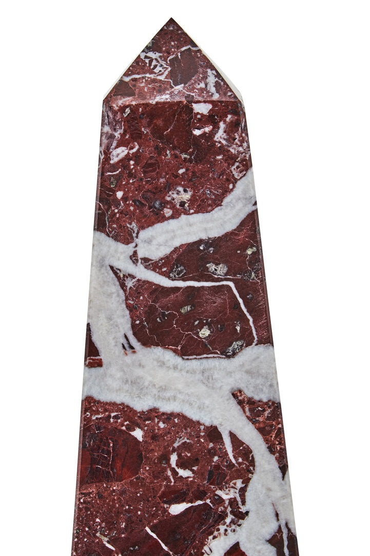 Salmo Small Red Marble Obelisk - Macro