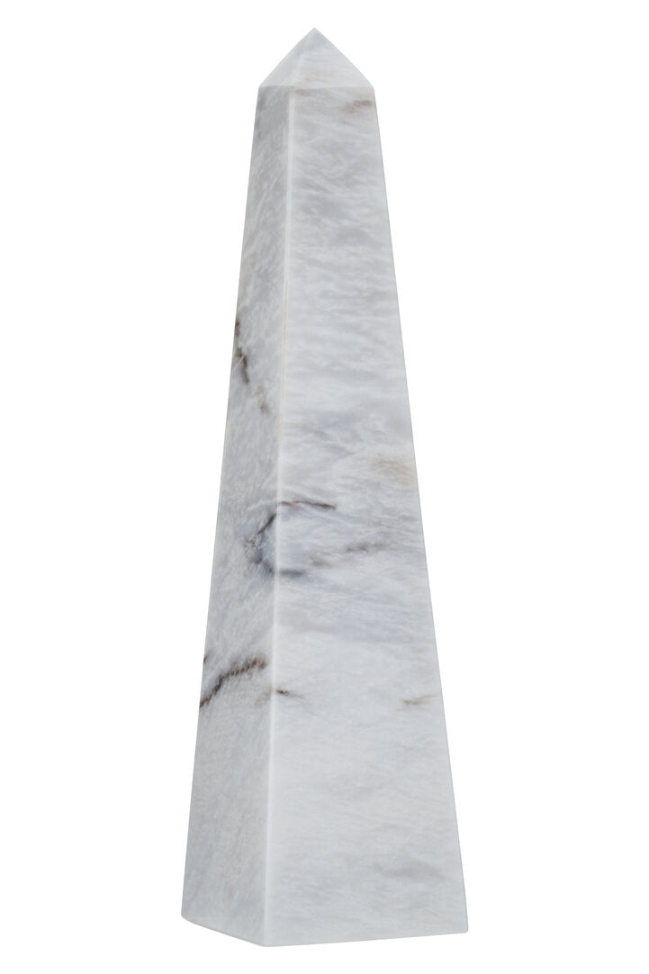 Salmo Large White Marble Obelisk - Additional