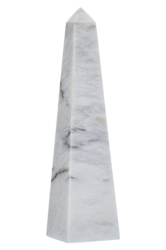 Salmo Large White Marble Obelisk - Additional