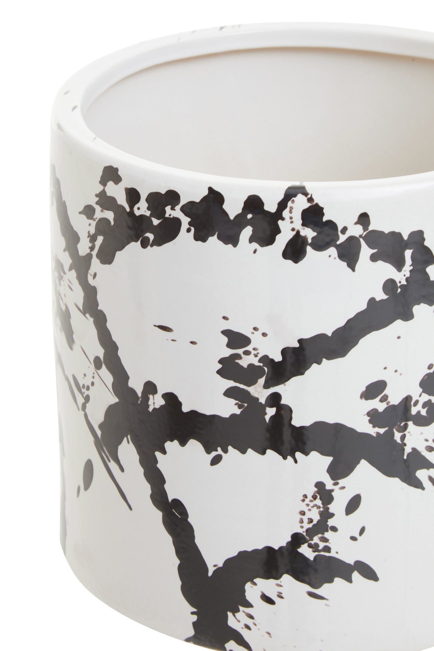 Sorrell Black and White Planter
