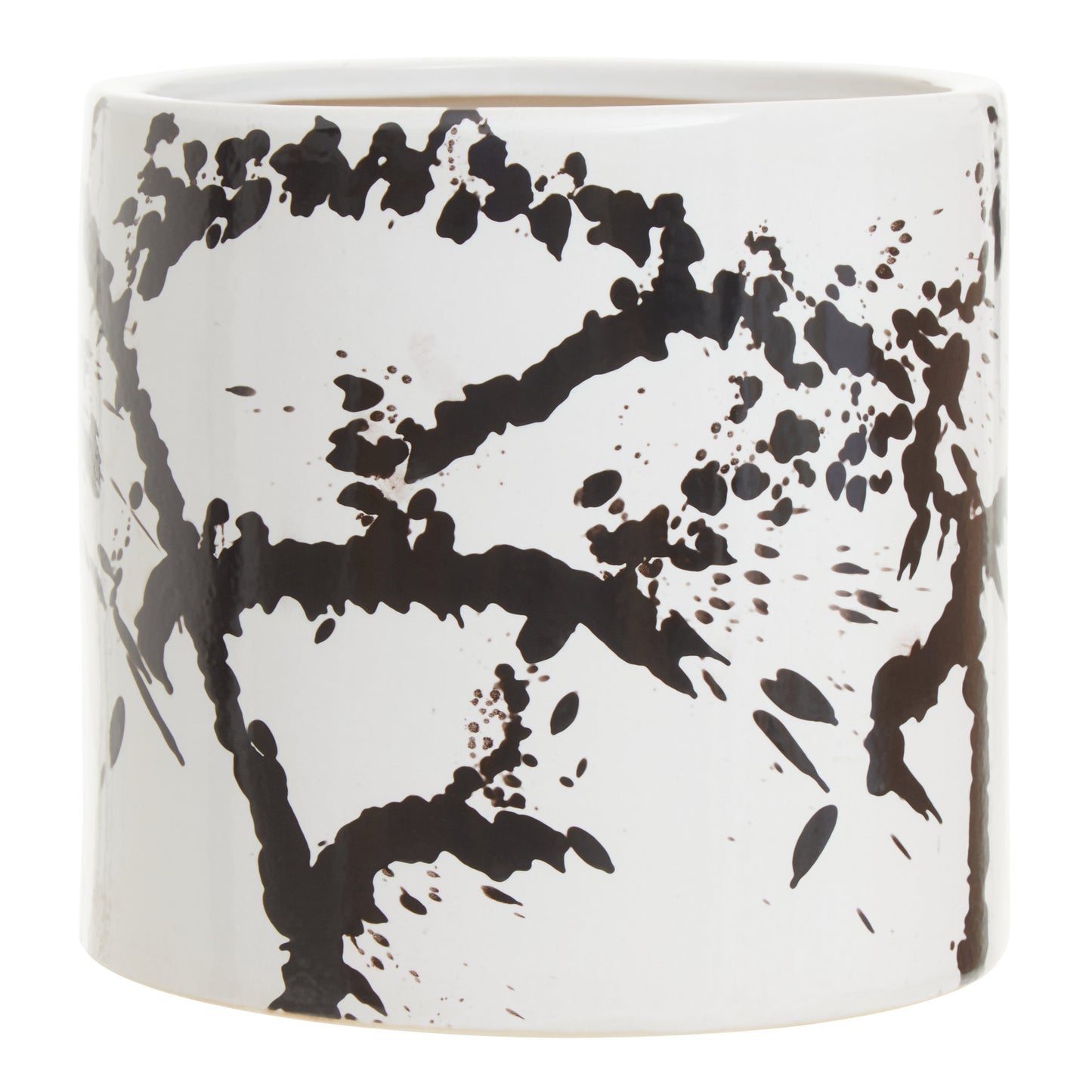 Sorrell Black and White Planter