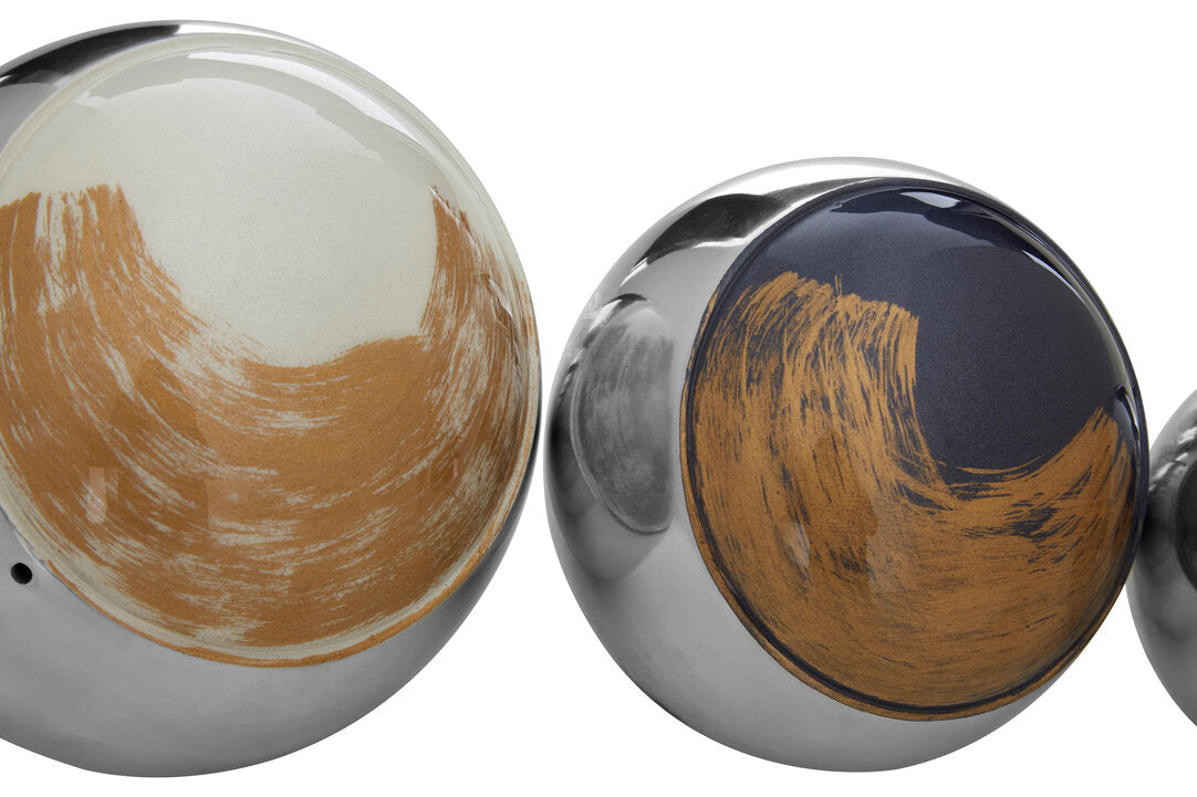 Alma Set of 3 Deco Brushstroke Balls - Macro