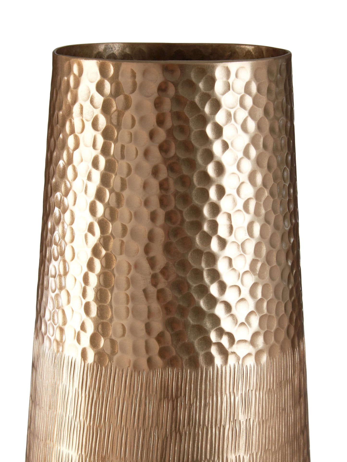 Solis Gold Finish Vase
