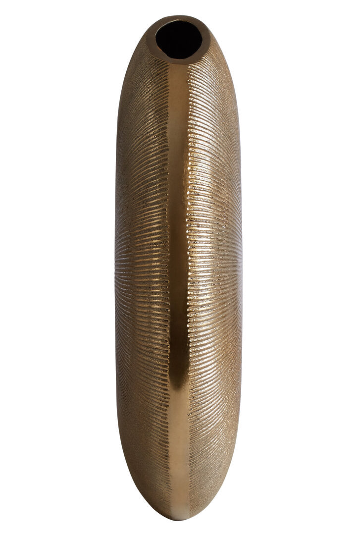 Estrella Large Gold Finish Round Vase - Additional