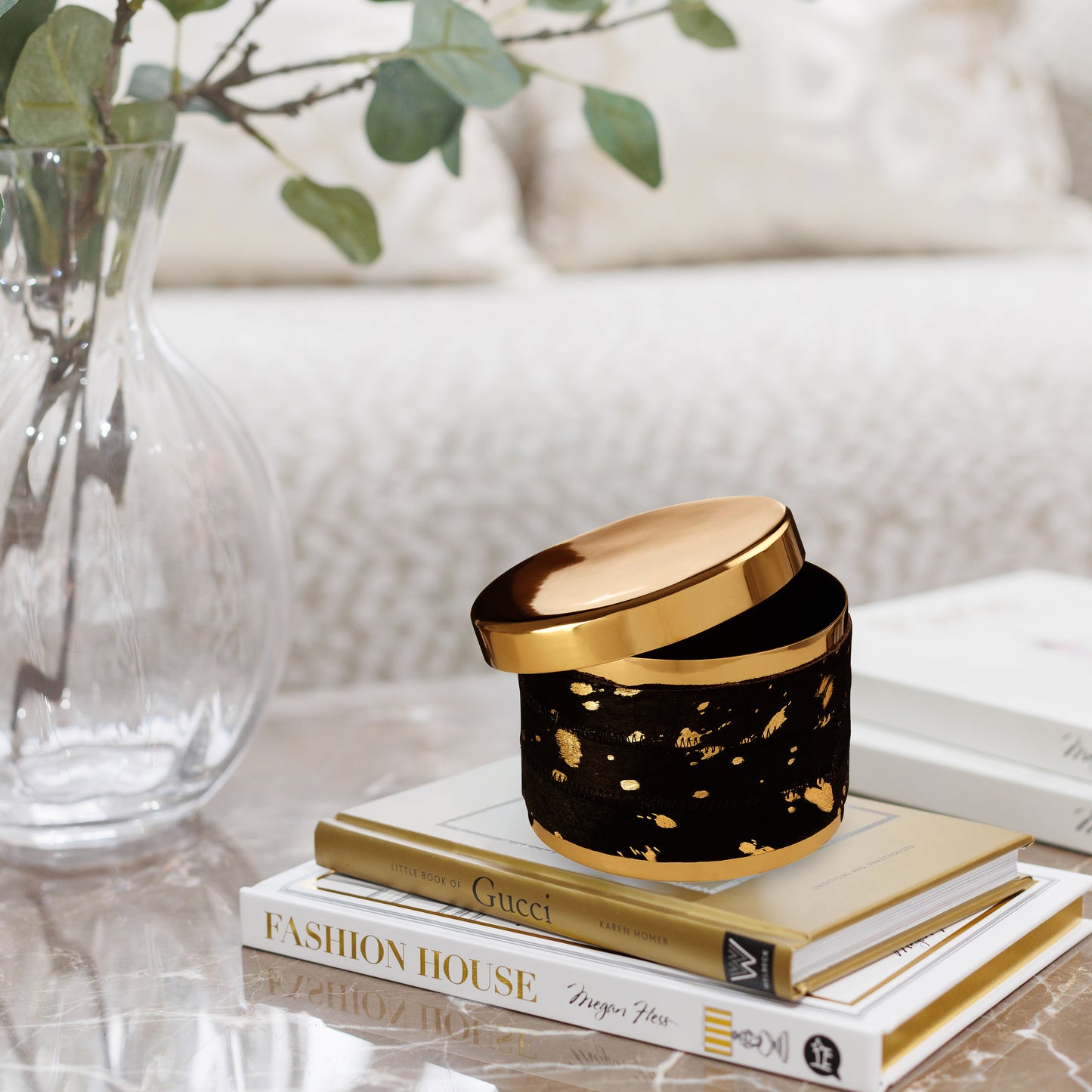 Gold And Black Trinket Box