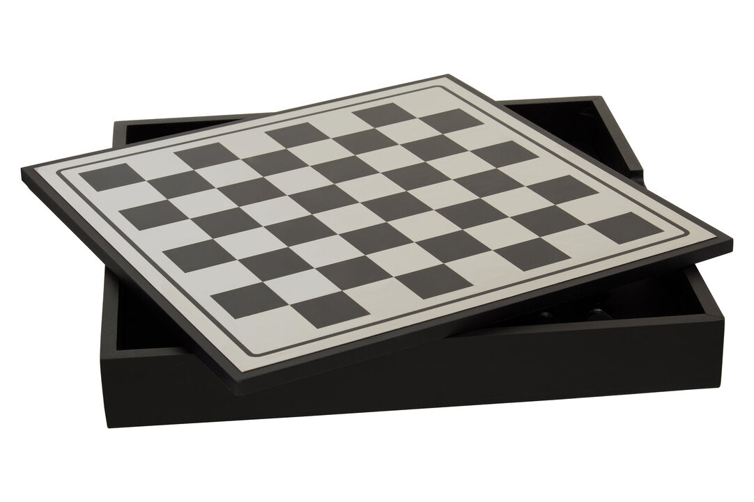 Churchill Games Black and Silver Chess Set - Additional