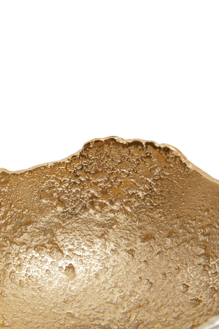 Dion Small Nickel and Gold Finish Bowl - Macro