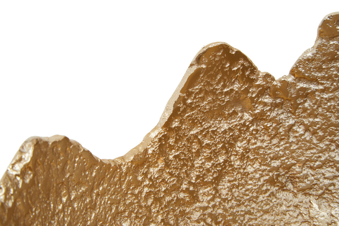 Dion Large Two Toned Silver and Gold Finish Bowl - Macro