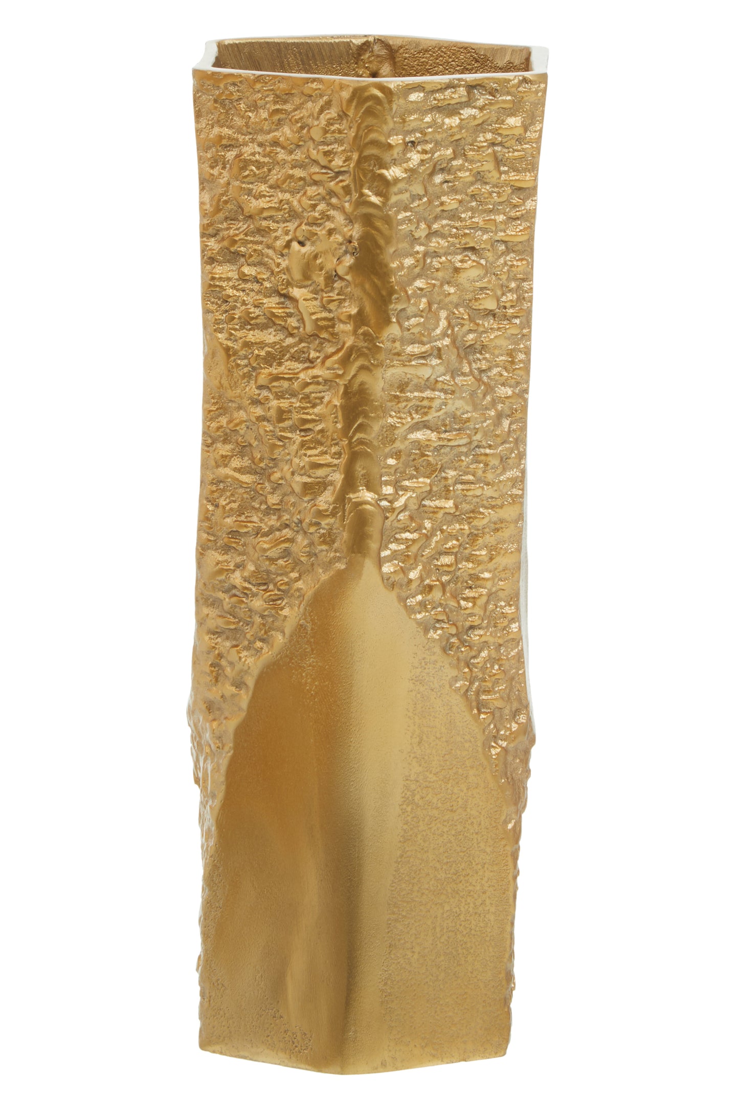Dante Small Gold Textured Vase