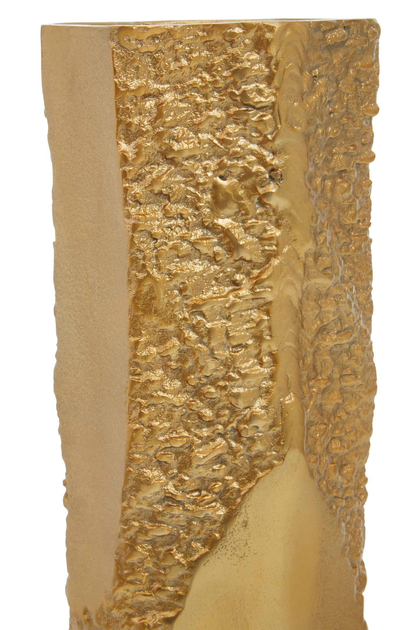Dante Small Gold Textured Vase