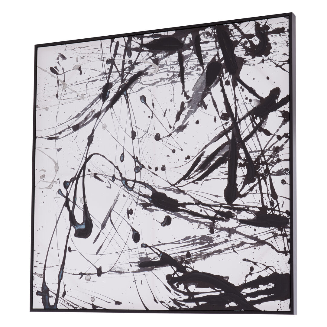 Astratto Black and White Wall Art - Additional